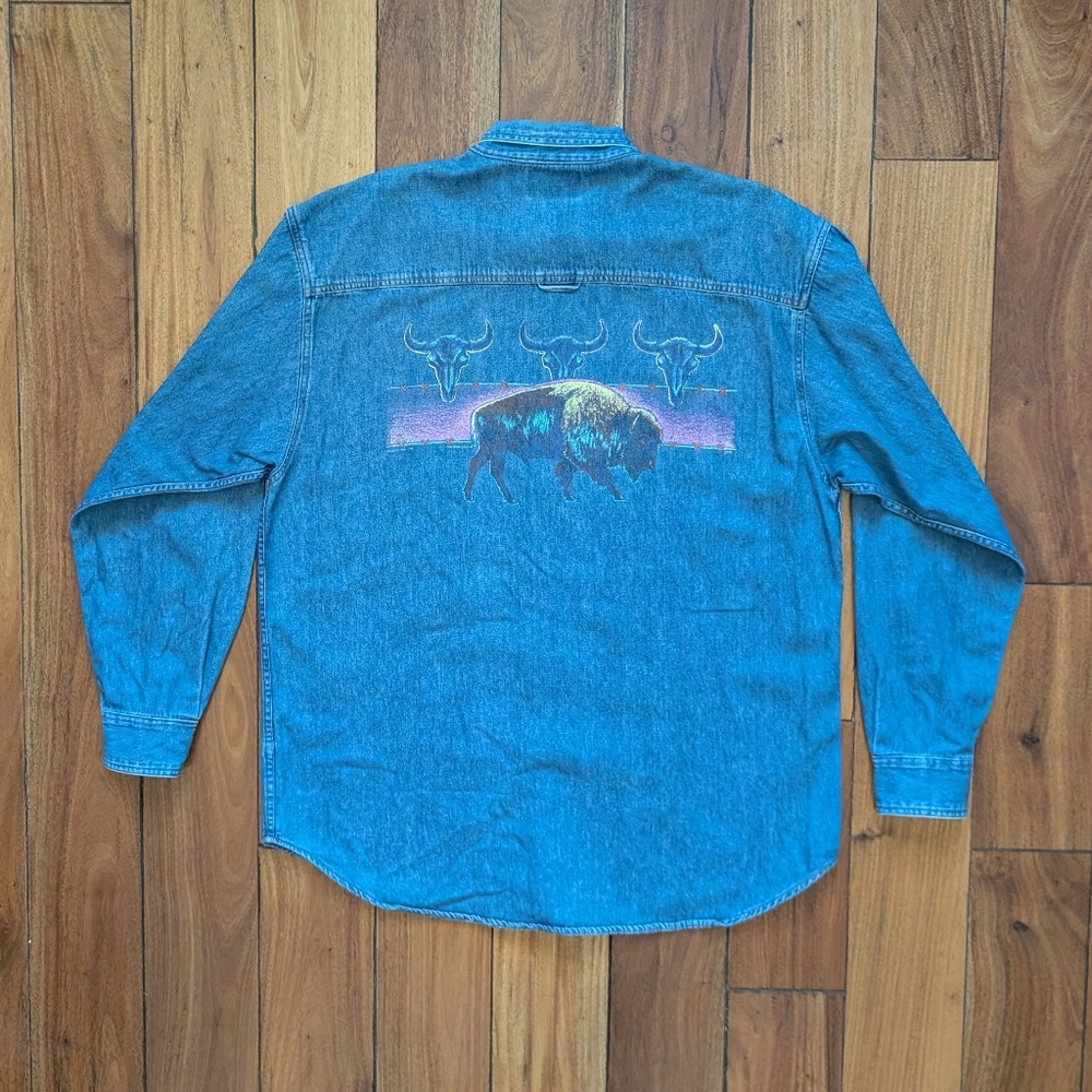 International Denim Vintage Southwest Shirt (L)